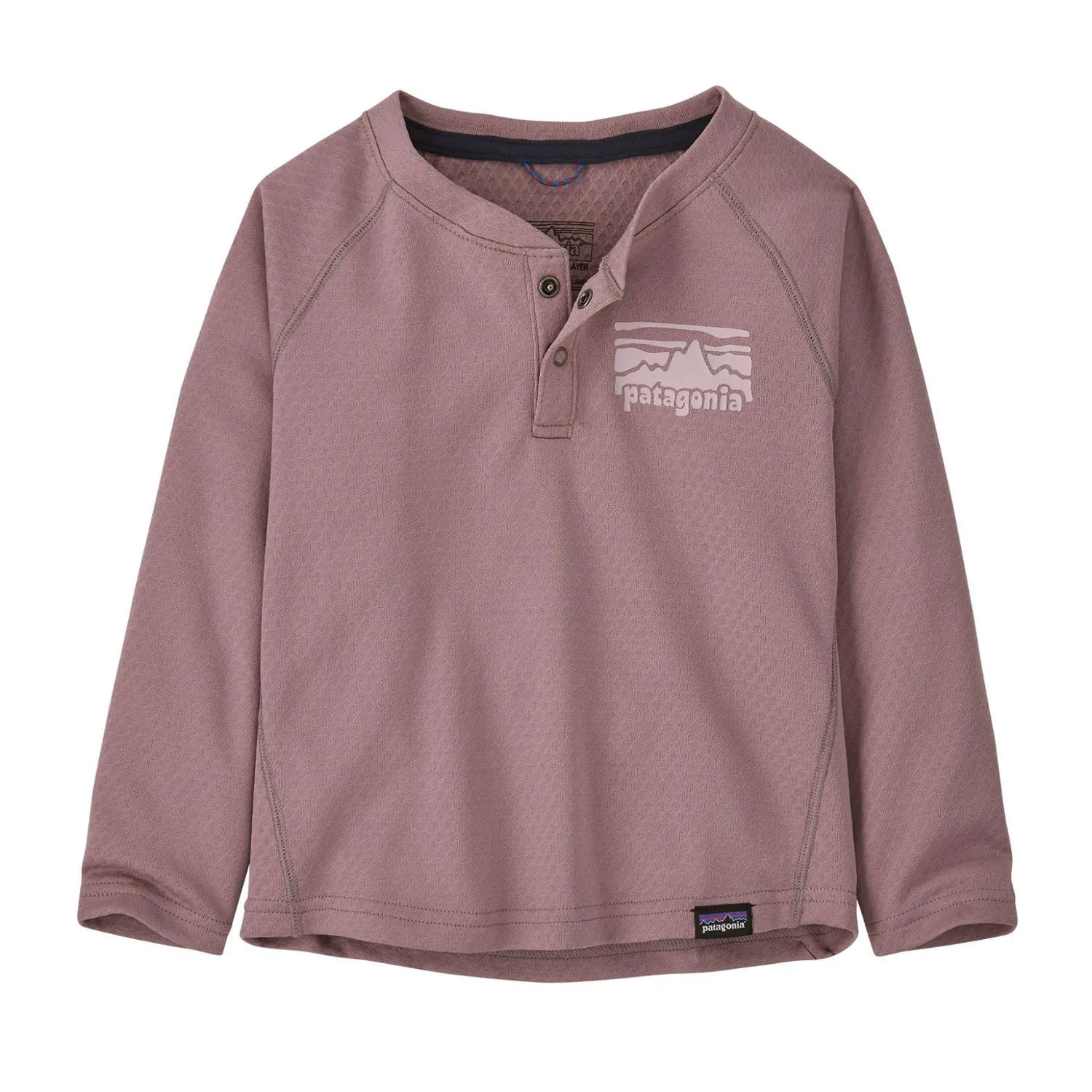 

Хенли Capilene средней плотности, для младенцев Patagonia, Rambler/Stormy Mauve