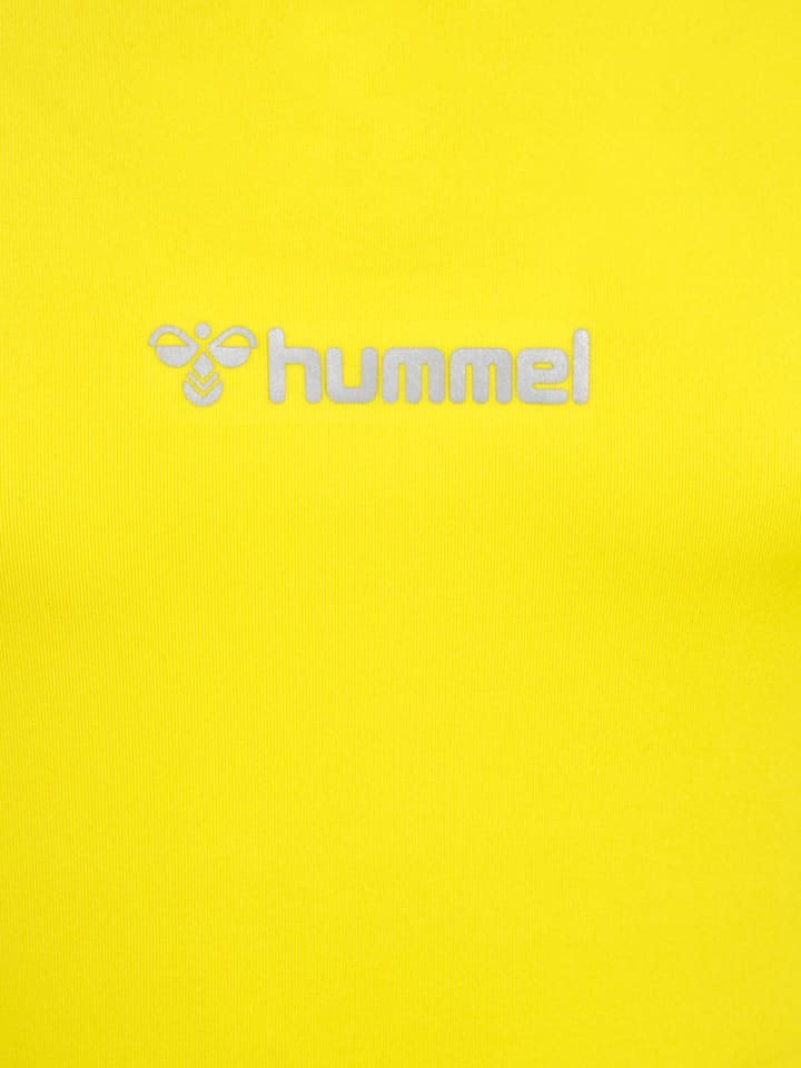Hummel Детская футболка Hmlbl ярко-желтого цвета — фото 3