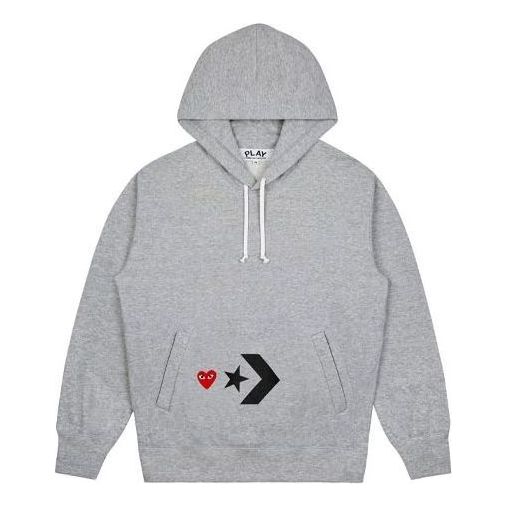 

Толстовка x converse play together hoodie 'grey' Comme Des Garcons Play, серый
