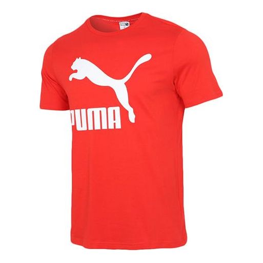 

Футболка classics logo t-shirt 'red' Puma, красный
