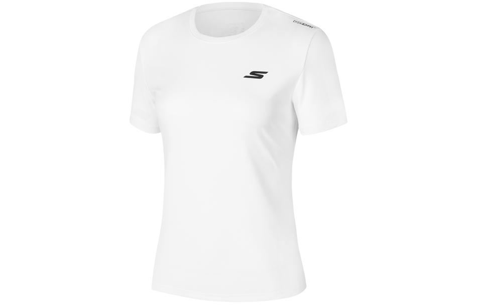 

Футболка с втачным рукавом женская Bright White Skechers, Bright White/0019