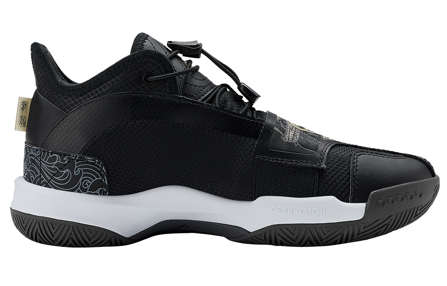 

Баскетбольные кроссовки Tai Ji3.0 для детей GS Low-top Gold Peak, черный