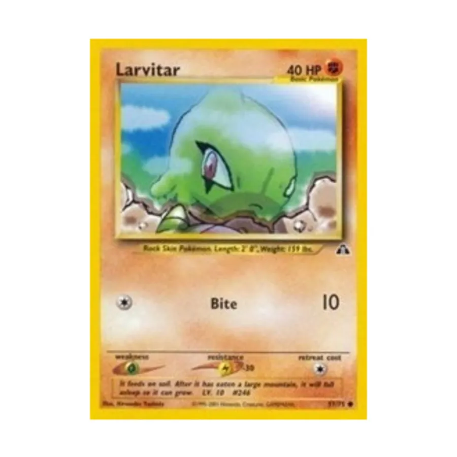 

CCG Ларвитар (С) #57, Pokemon - Neo Discovery - Singles