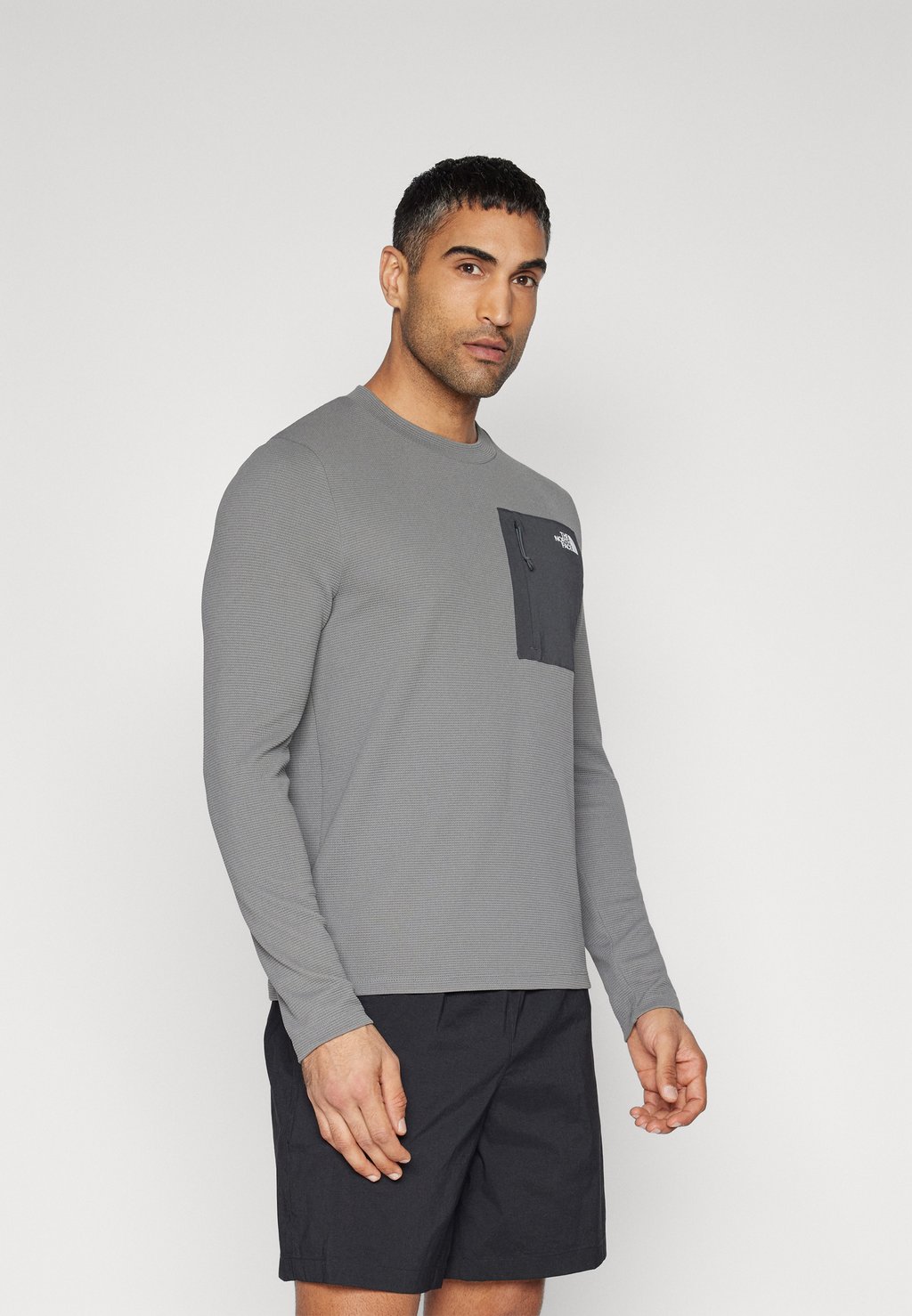 

Футболка с длинным рукавом KECHA CREW The North Face, серый