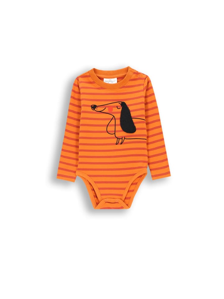 

Coccodrillo Боди с длинными рукавами коричневого цвета