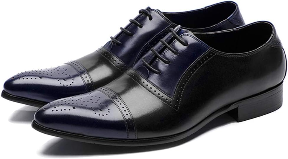 

Мужская свадебная вечеринка Туфли, офис Кожаная обувь для бизнеса, Британский стиль Формальная обувь, Белая- 44/Великобритания 9.5/США 10 Grvpm