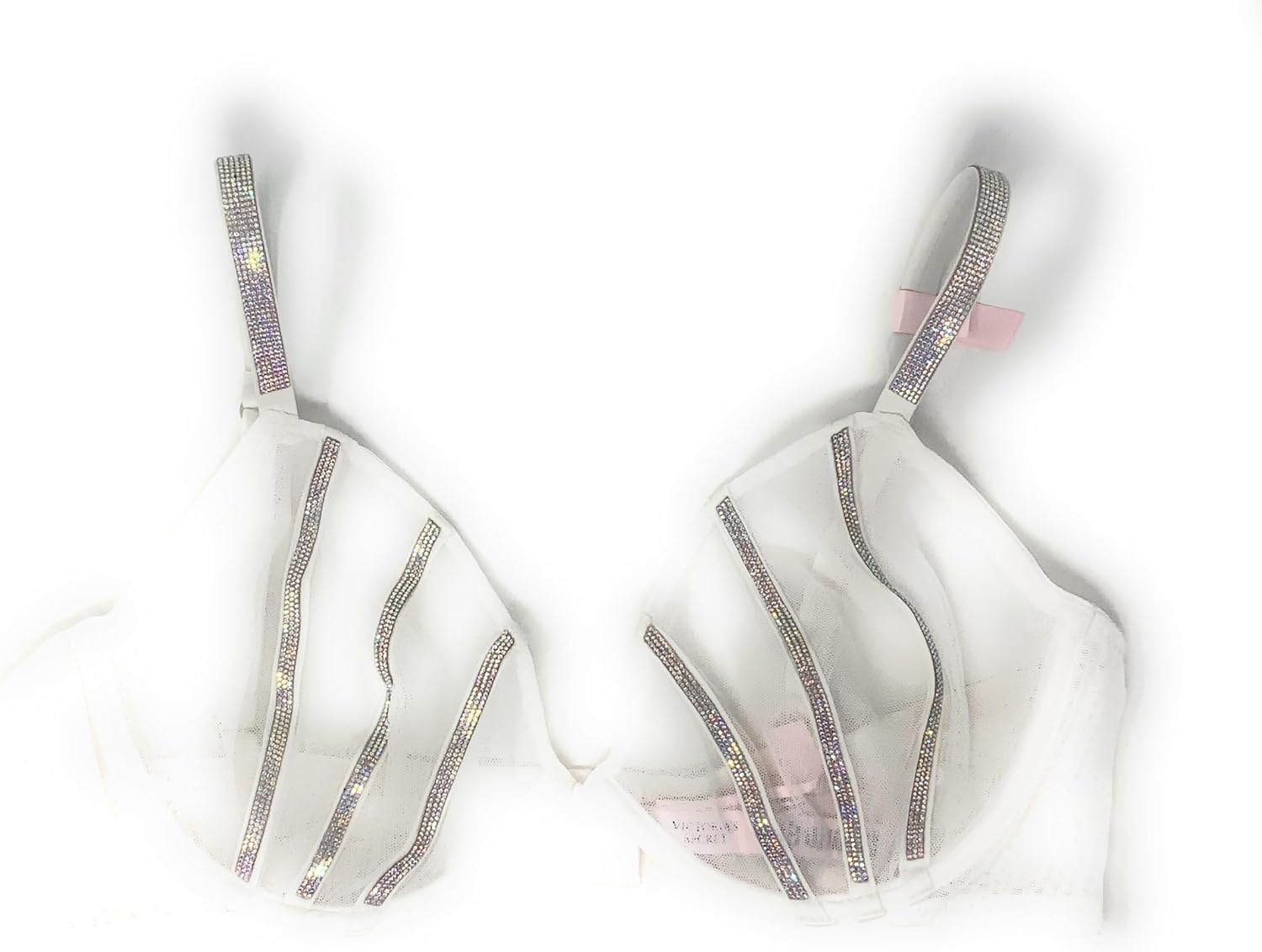 

Бюстгальтер Very Sexy Low Cut Demi от Victoria's Secret, White/Bling