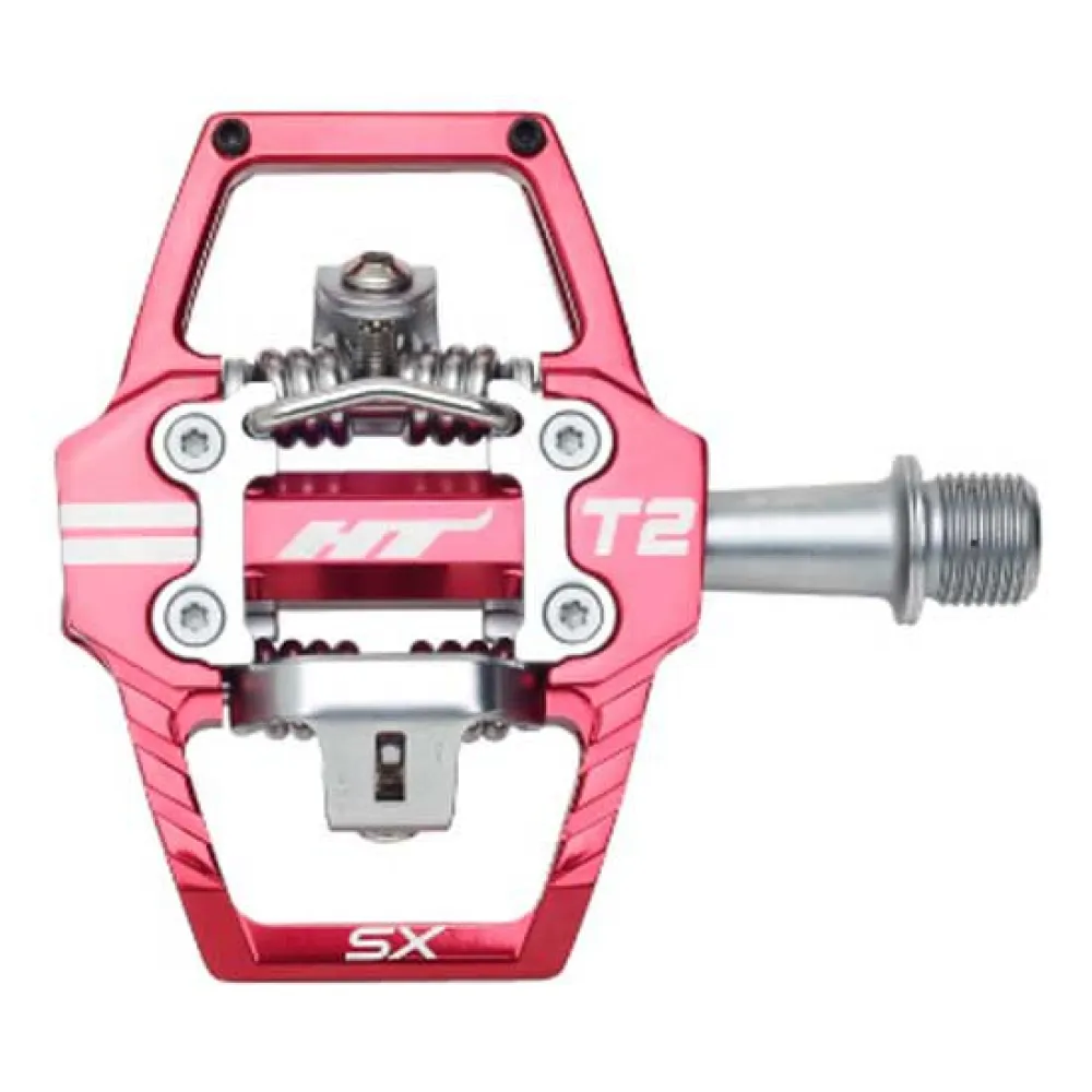 

Педали Ht Components T2SX, красный