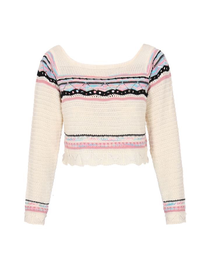 

Свитер IZIA, цвет offwhite multicolor