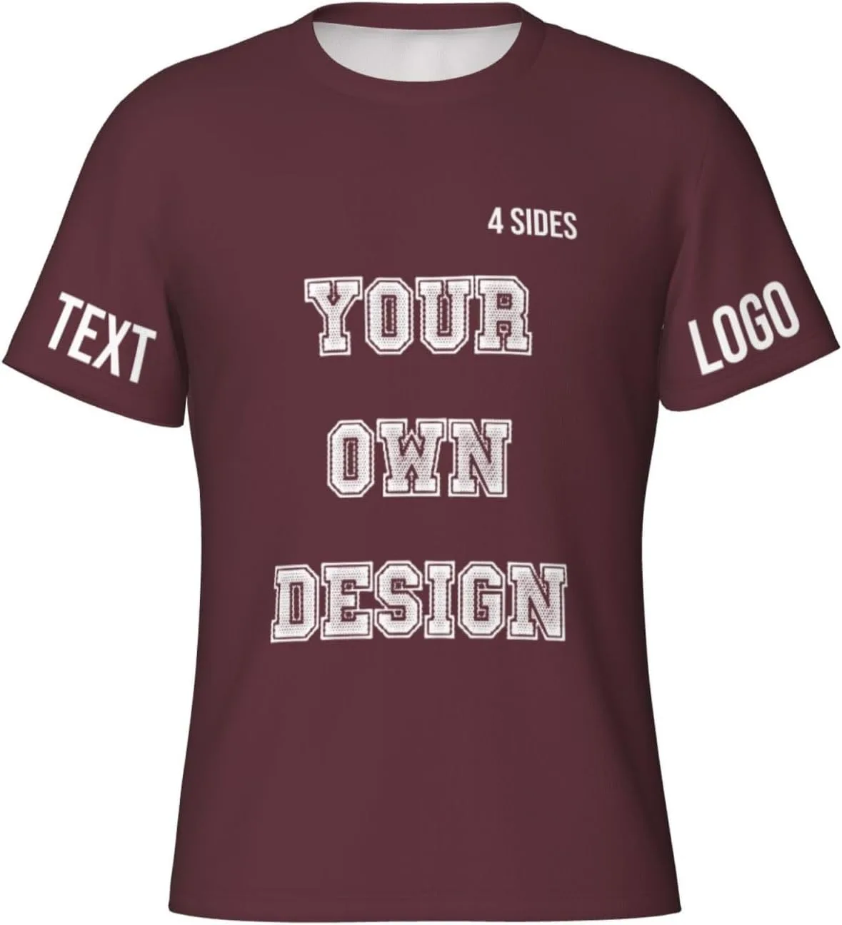 

Футболка с принтом и логотипом