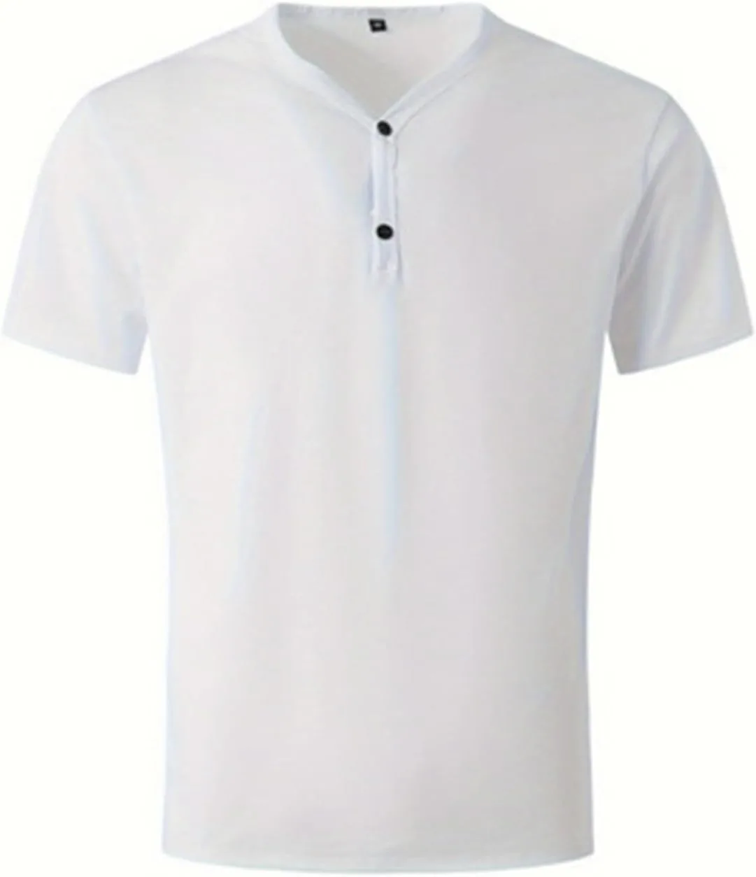 Мужская футболка с V-образным вырезом, Casual, Cotton — фото 3
