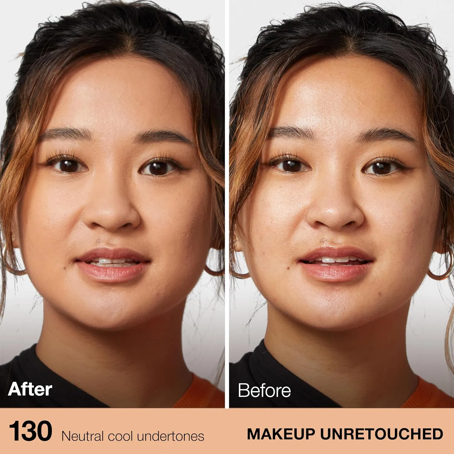 Тональное средство Fit Me Mat + Poreless, Maybelline New York, 30 мл, оттенок 130 Buff Beige — фото 2