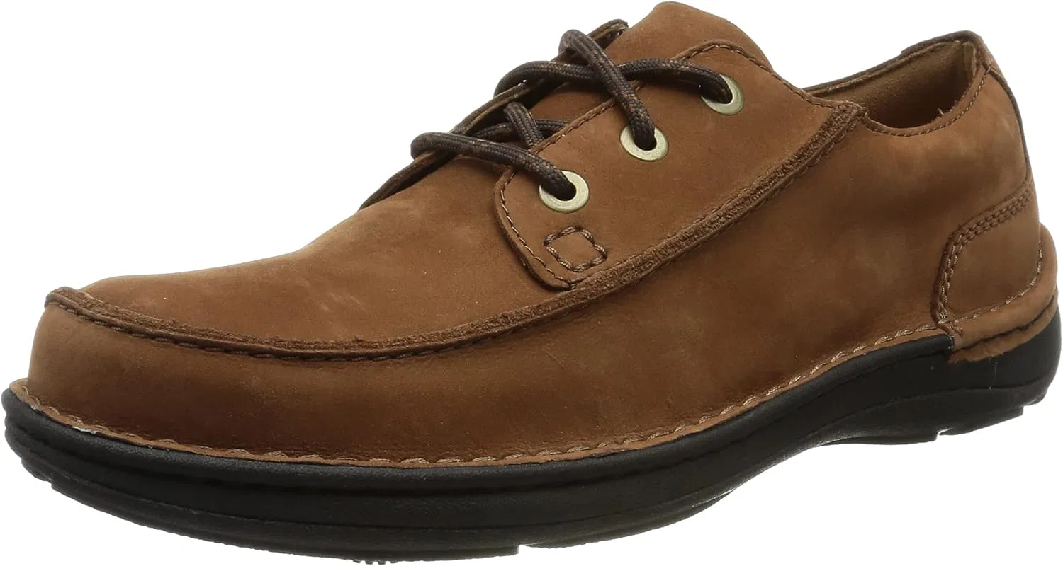 Мужские оксфордские туфли Clarks Nature Ramble, Tan Nubuck