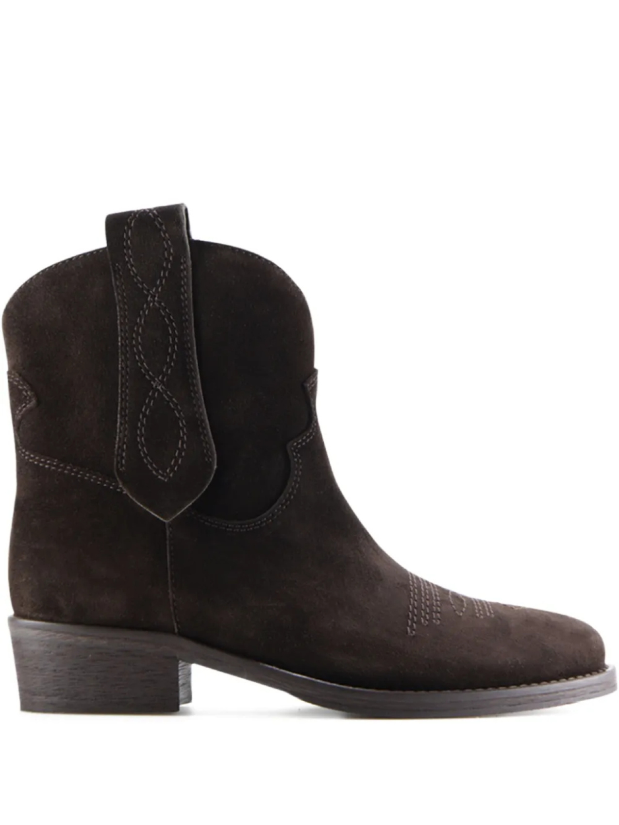 Ботильоны Anne Suede Western Notabene, коричневый