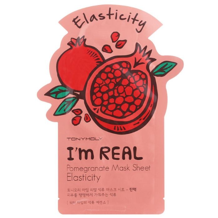 

Маска для лица I'm Pomegranate Mask Sheet Elasticity Mascarilla Facial Tonymoly, 21 gr