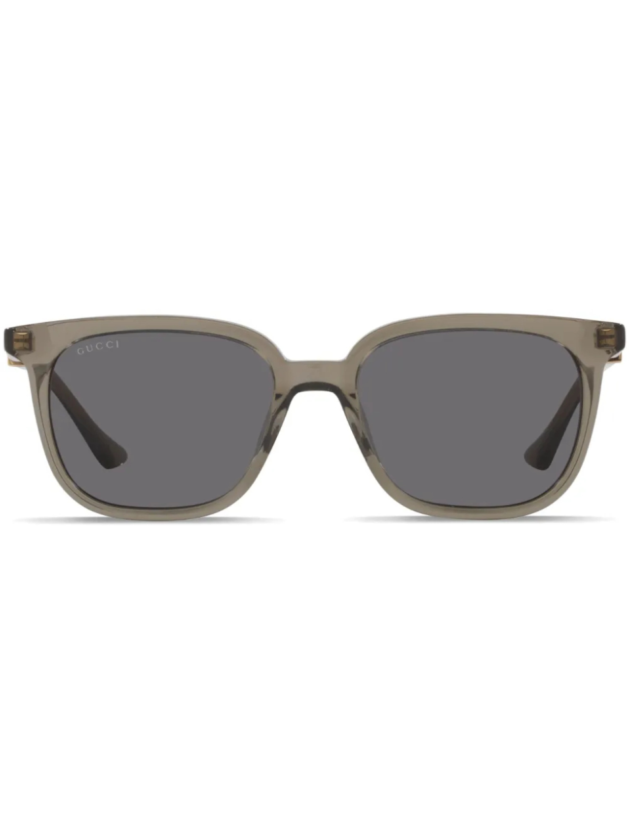 

Gucci Eyewear солнцезащитные очки в квадратной оправе, коричневый