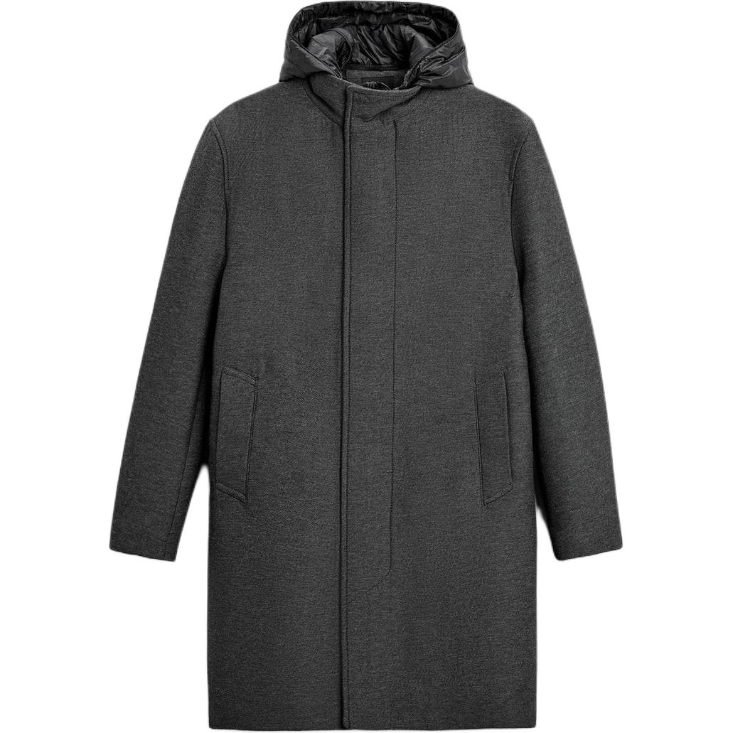 

ZARA Серое мужское пальто, Gray
