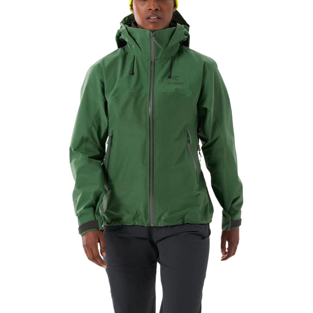 Arcteryx Женская горная универсальная водонепроницаемая ветровка, Eden Green