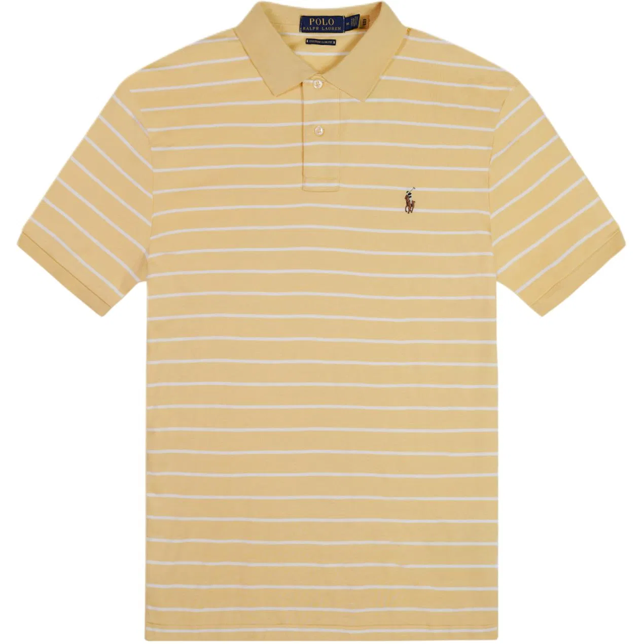 Поло SS26 Custom Slim Fit мужское Polo Ralph Lauren, Yellow