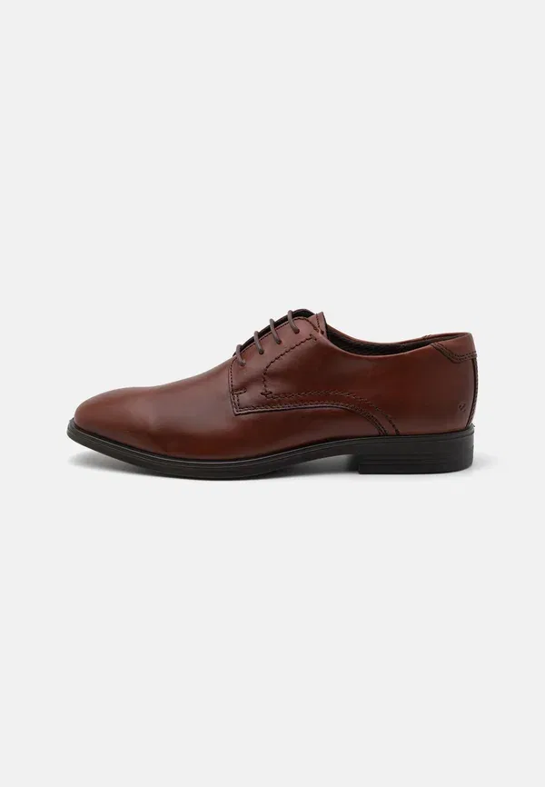 Ботинки smart lace ups Ecco, темно-коричневый