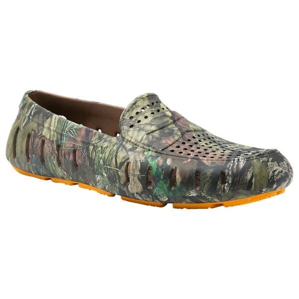 Floafers Country Club Driver Loafers Men 13 Mossy Oak Camo Slip On Shoes ZPO2751, зеленый — фото 3