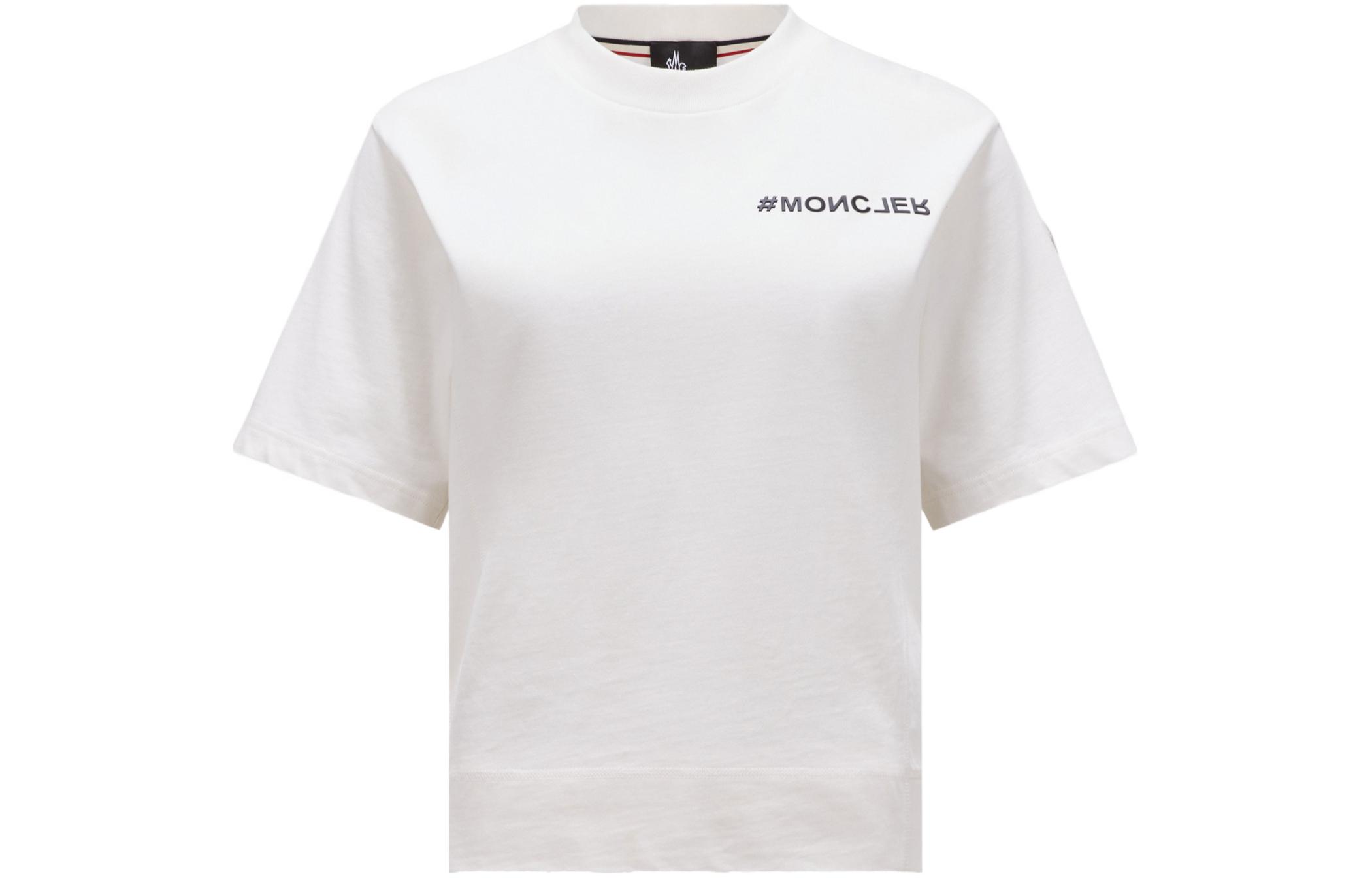 

Moncler Футболка с логотипом, женская, белая