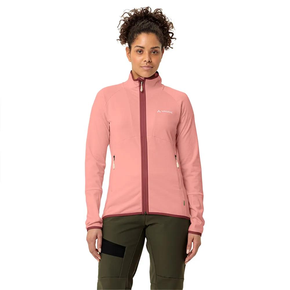 

Флис VAUDE Monviso II full zip, розовый