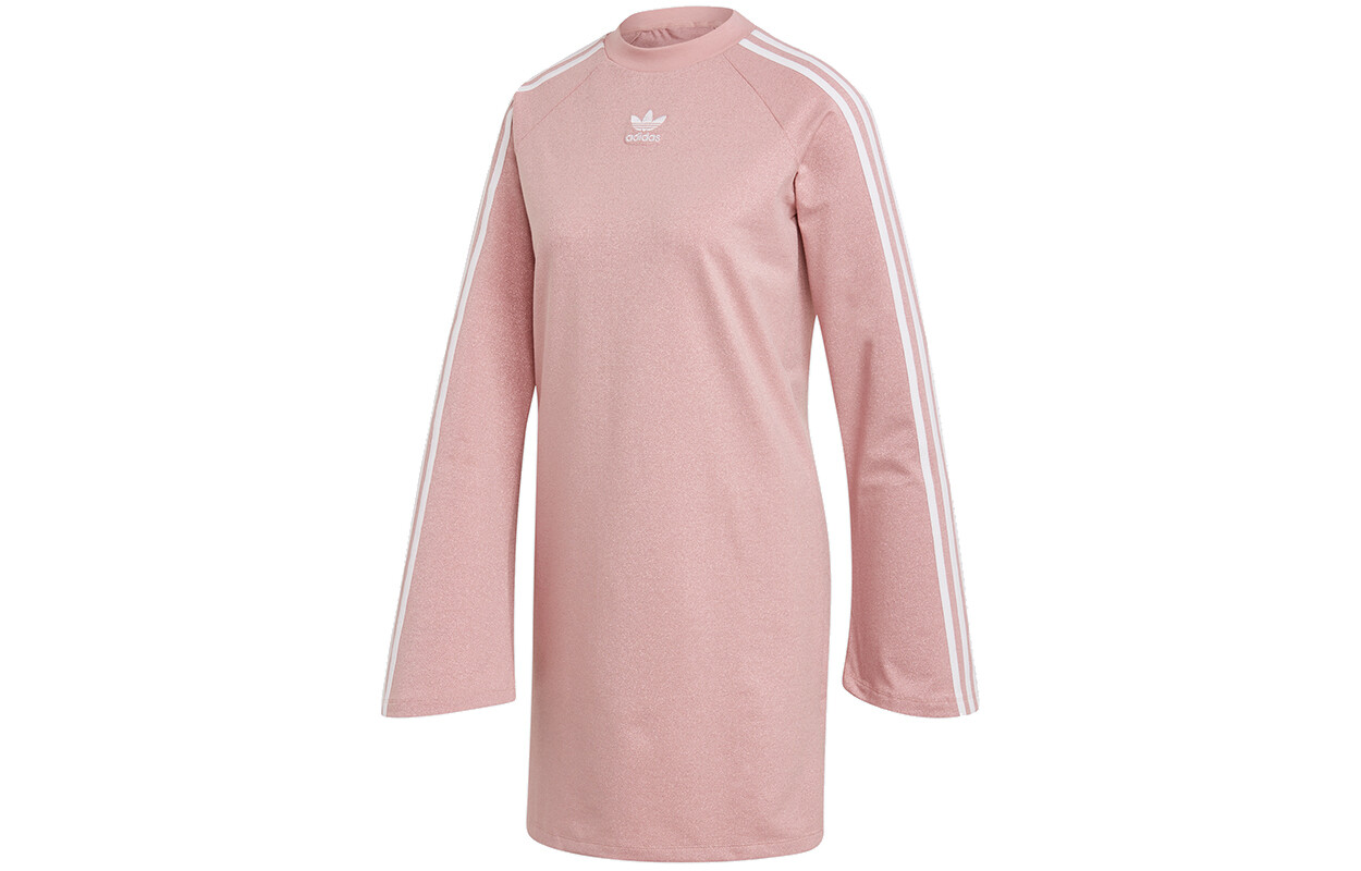 

Платье с длинными рукавами женское розовое Adidas Originals
