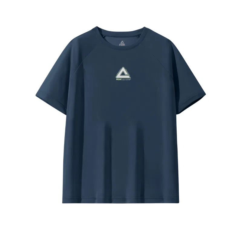 Детская спортивная футболка с круглым вырезом PEAK Navy Blue