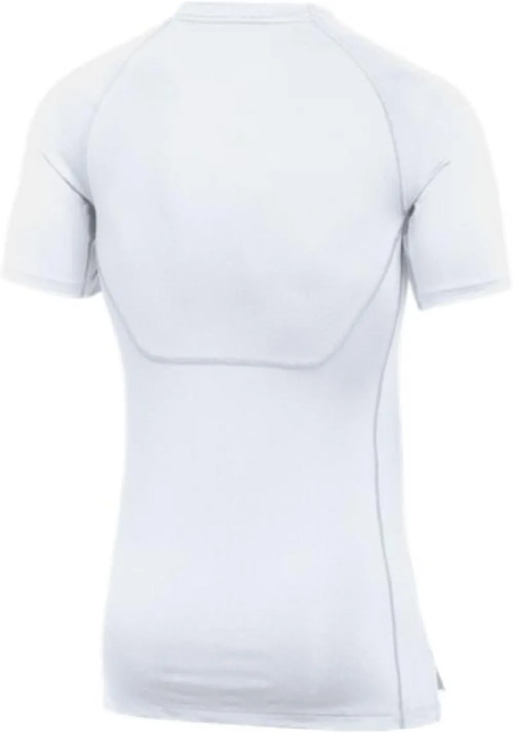 Мужская тренировочная футболка Nike Pro Fitted с коротким рукавом, белый — фото 2