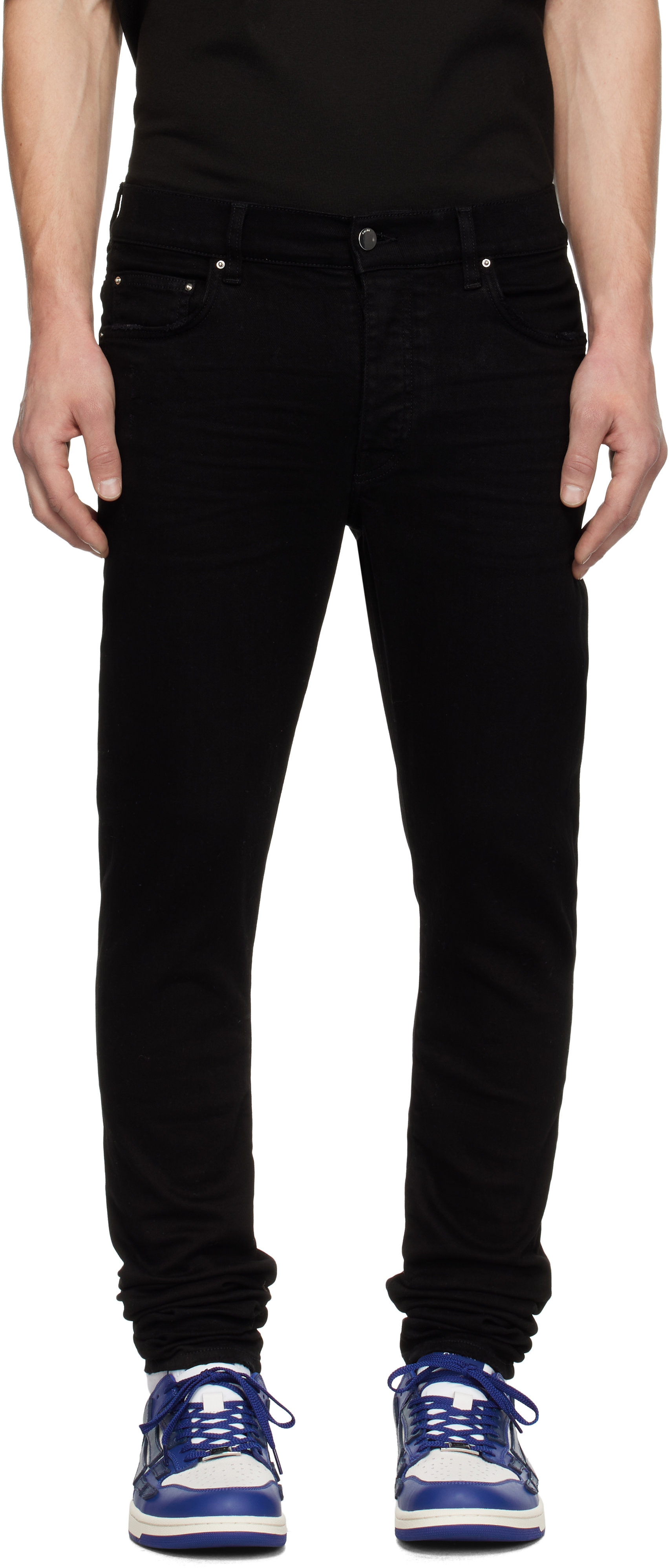 

Черные джинсы Stack AMIRI, Black OD