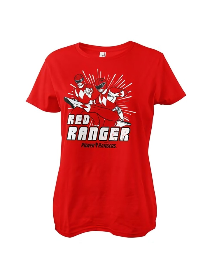 

Футболка Red Ranger Girly Tee красного цвета Power Rangers, Красный, Футболка Red Ranger Girly Tee красного цвета Power Rangers