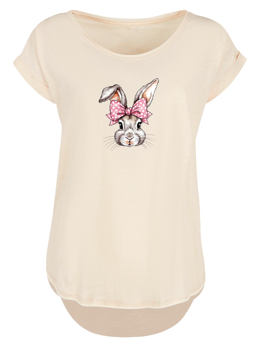 

Рубашка F4NT4STIC Niedlicher Hase mit Schleife, песочный