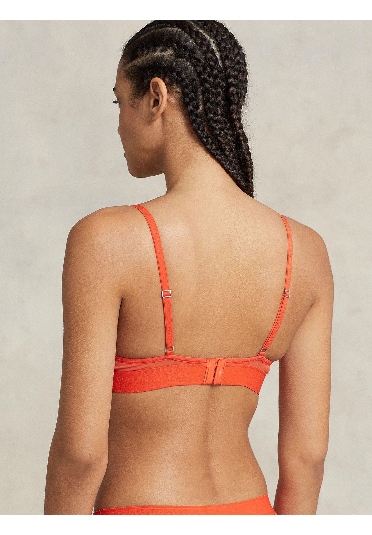 Бюстгальтер на косточках UNLINED DEMI BRA POLO RALPH LAUREN, цвет Chilli Rot — фото 4