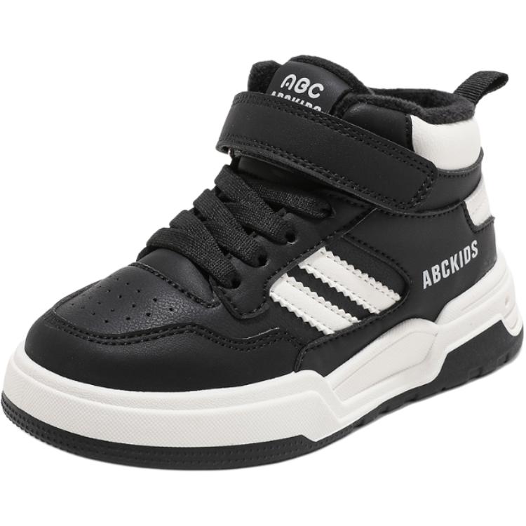

Скользоустойчивые противоударные износостойкие термостойкие высокие детские скейтбординг кроссовки Kids' ABC KIDS, черный