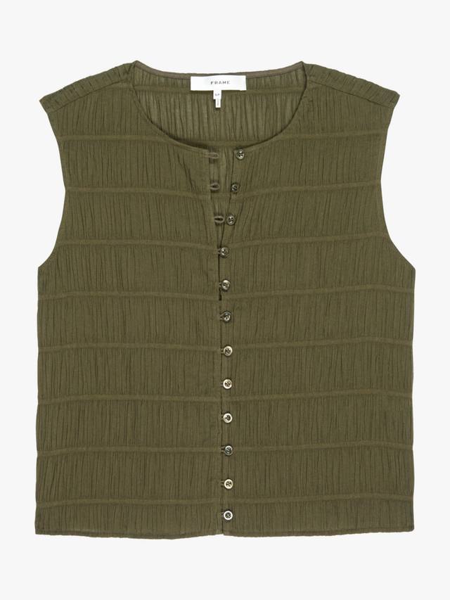 

Топ с затяжками FRAME, Khaki