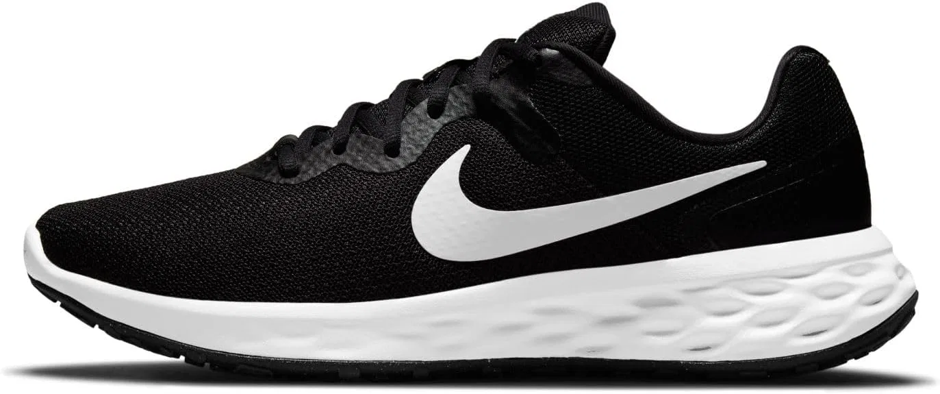 Мужские беговые кроссовки Nike Revolution, Black White Grey