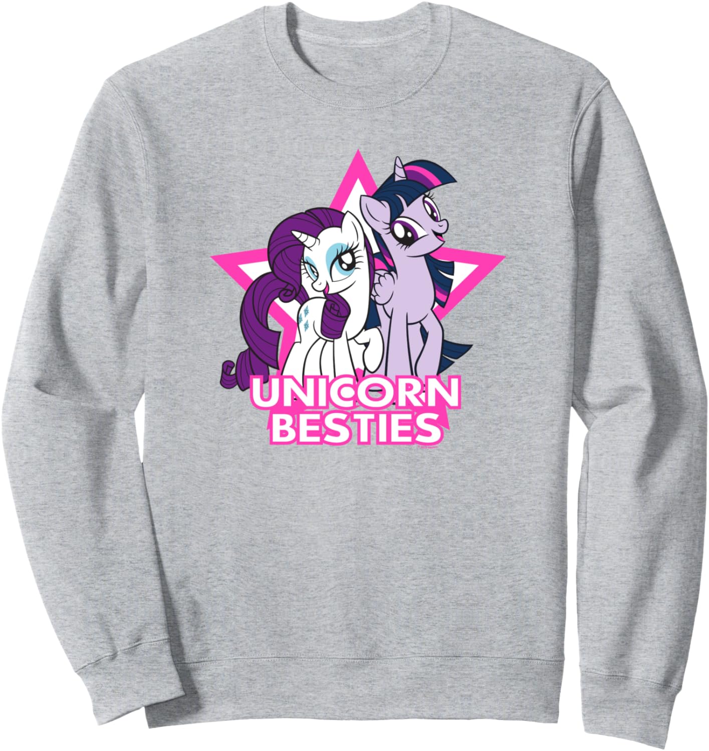 

Толстовка с логотипом «My Little Pony: Friendship Is Magic Unicorn Besties», серый