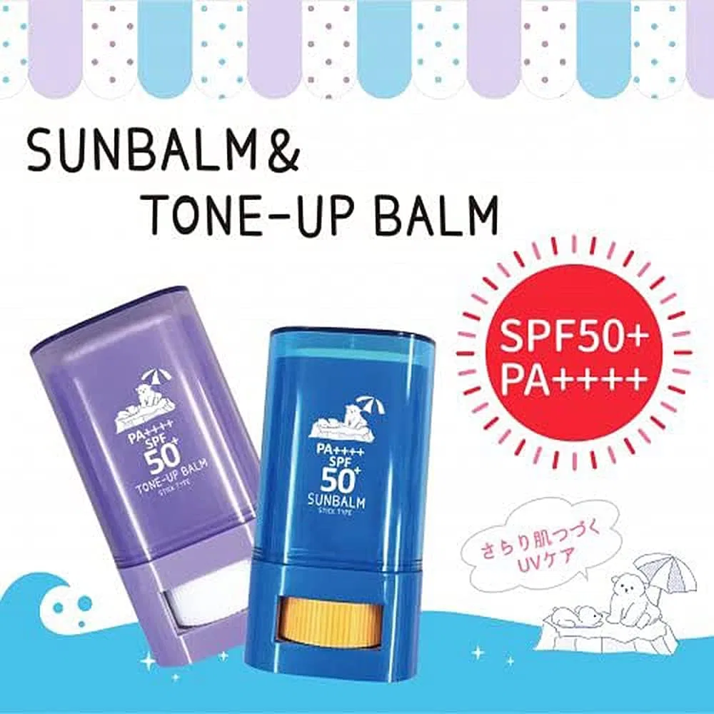 Солнцезащитный стик SPF50+ PA++++ Today's Cosme Fresh UV Sunbalm 15g Green Apple — фото 4