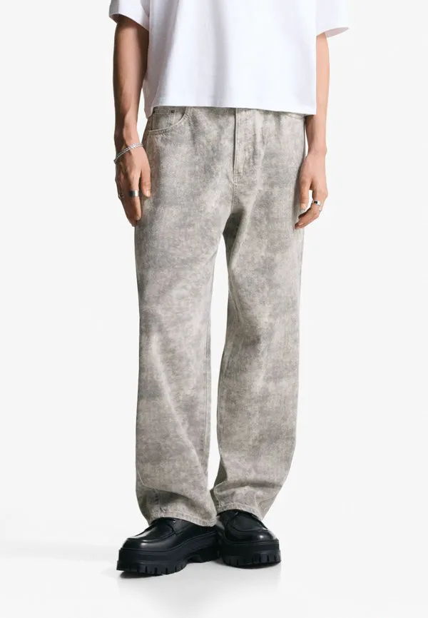 Массивные лоферы, стильные слипоны Bershka, Black