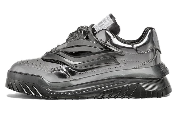

VERSACE Кроссовки Odissea Caged Rubber Medusa, цвет металлик серый