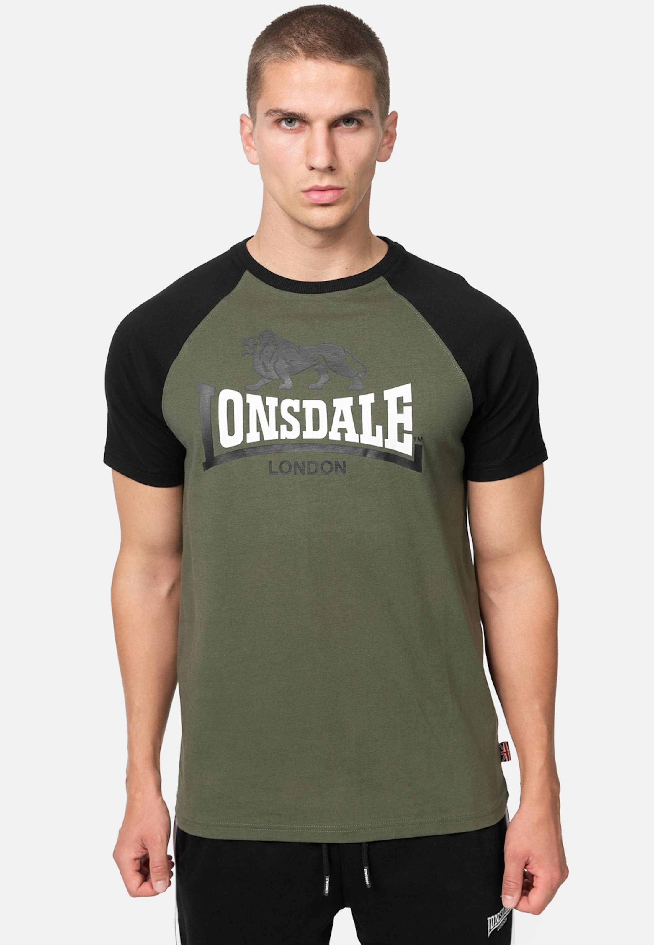 

LONSDALE Футболка 'Magilligan' в цвете Olive