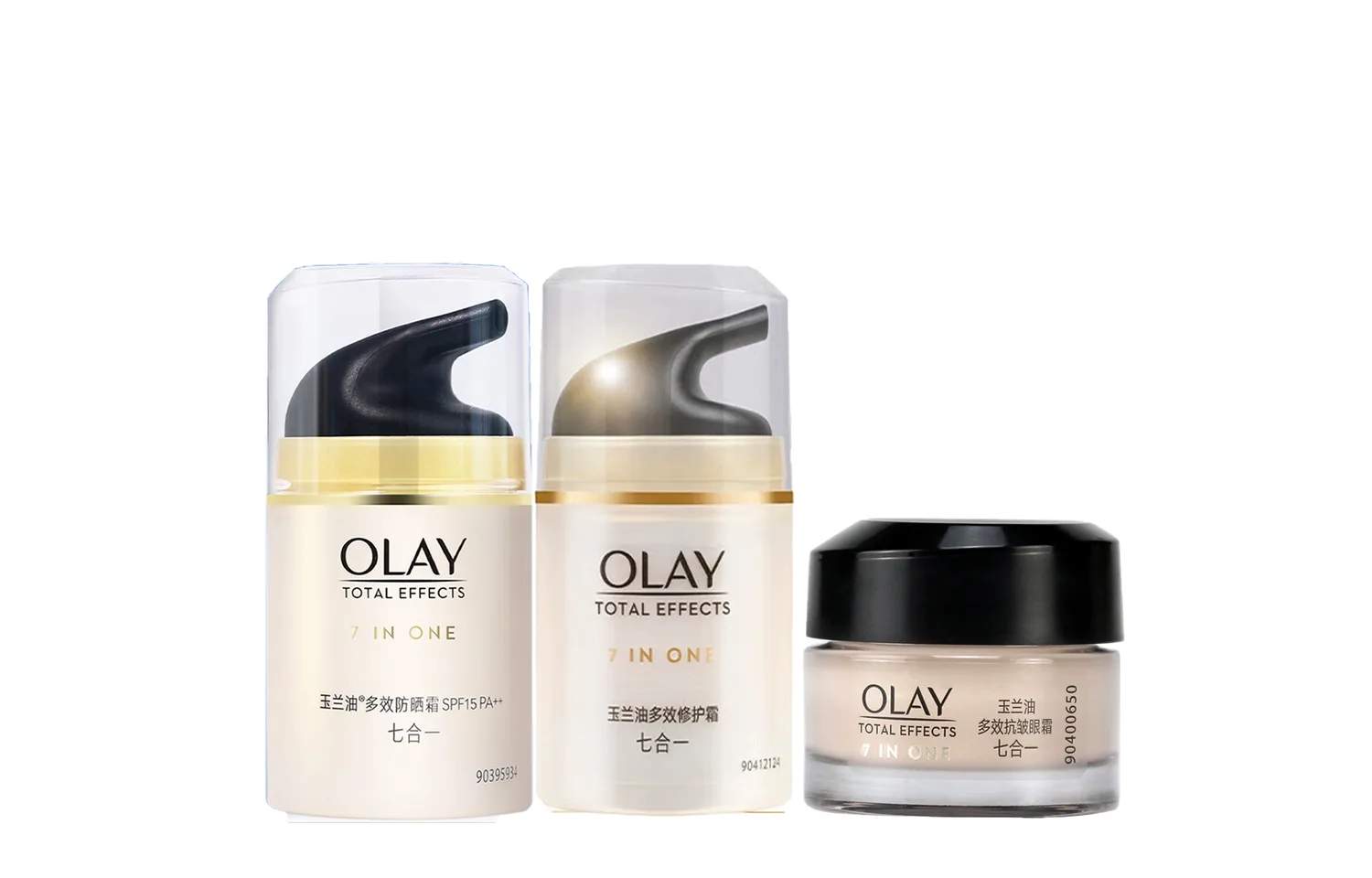 Olay Набор для ухода за кожей с успокаивающим увлажнением 50г+50г+15г, Three-Piece Set: Peptide Tightening Cream 50g+Multi-Effect Sunscreen Creams 50g+Multi-Effect Eye Cream 15g