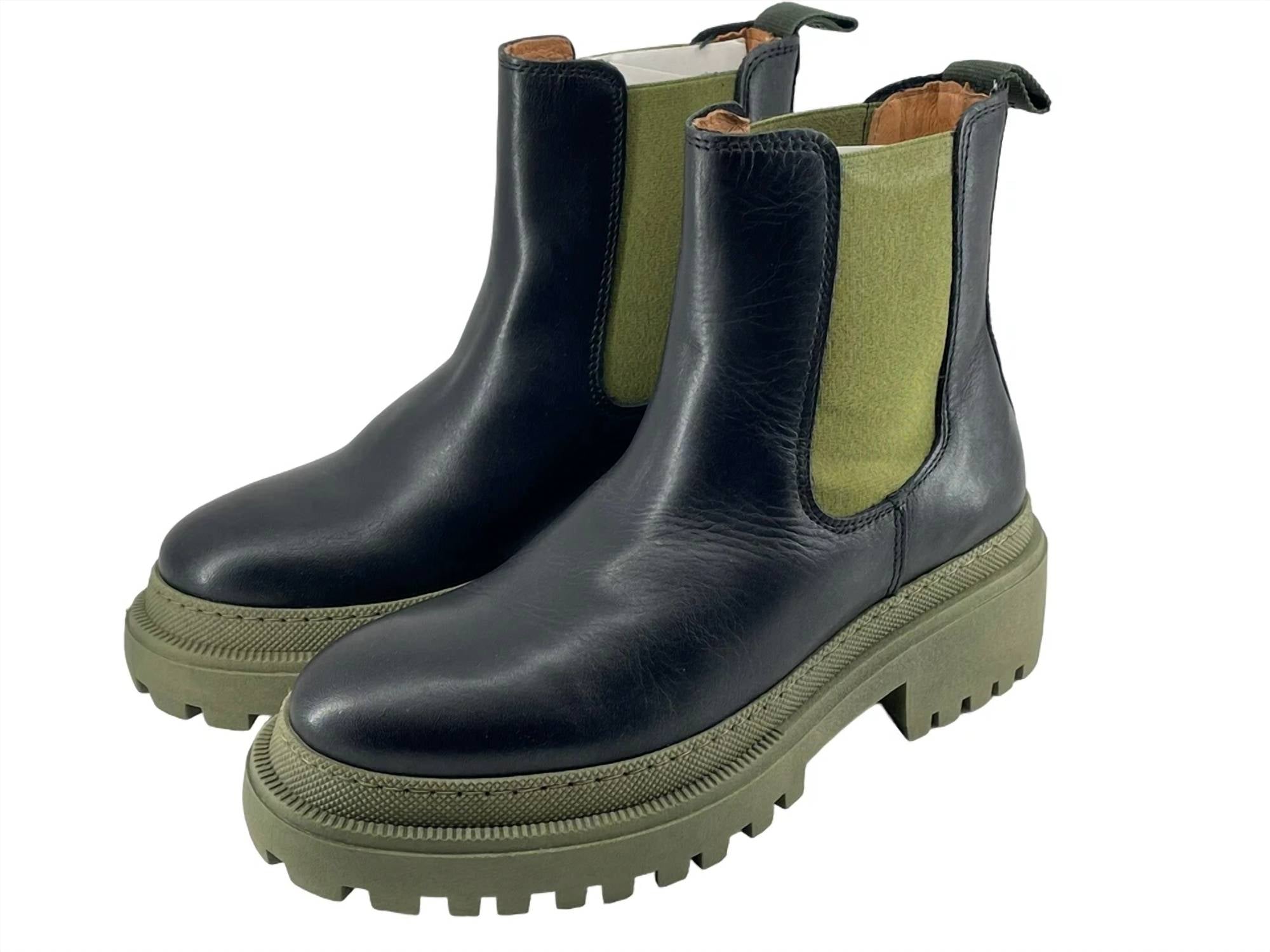 Женские ботинки челси Iona в черном и хаки Shoe the Bear — фото 4