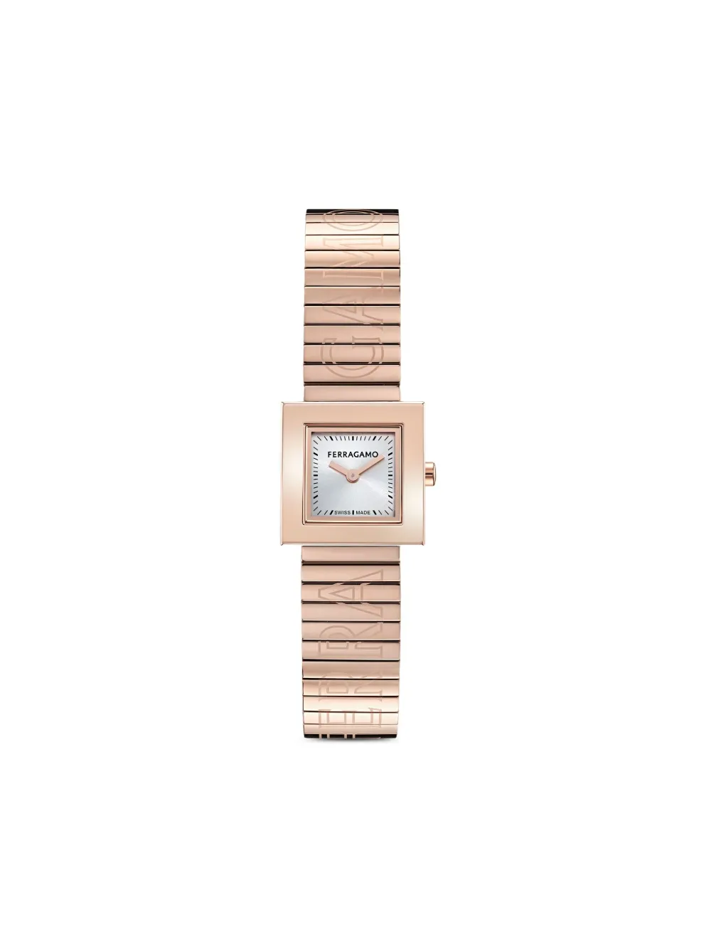 

Наручные часы Ronda 20 мм Ferragamo, серебяный
