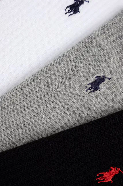 Носки длинные 3 шт Polo Ralph Lauren, мультиколор — фото 2
