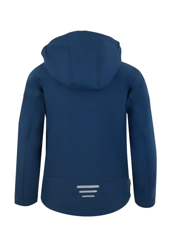 Куртка для активного отдыха в ослофьорде Trollkids, Navy Azure Blue White — фото 2