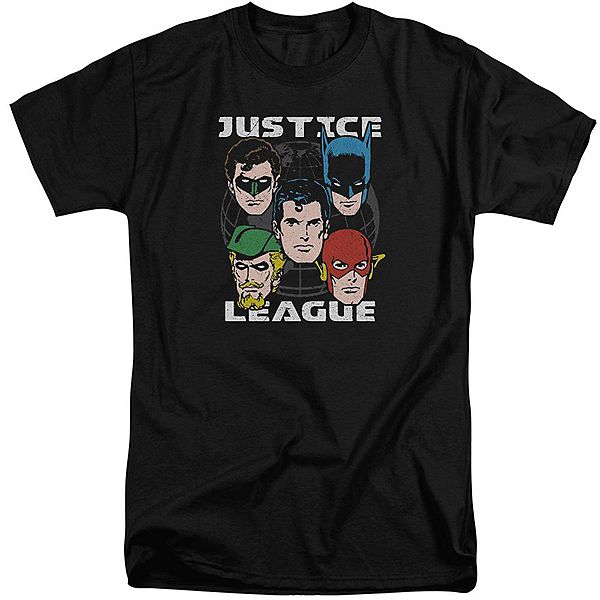 

Футболка с длинным рукавом Justice League of America Head of States Licensed Character