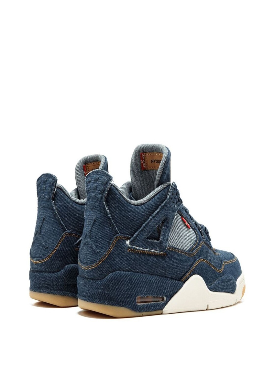 Кроссовки Nike x Levi's Air 4 Retro Jordan, синий — фото 3