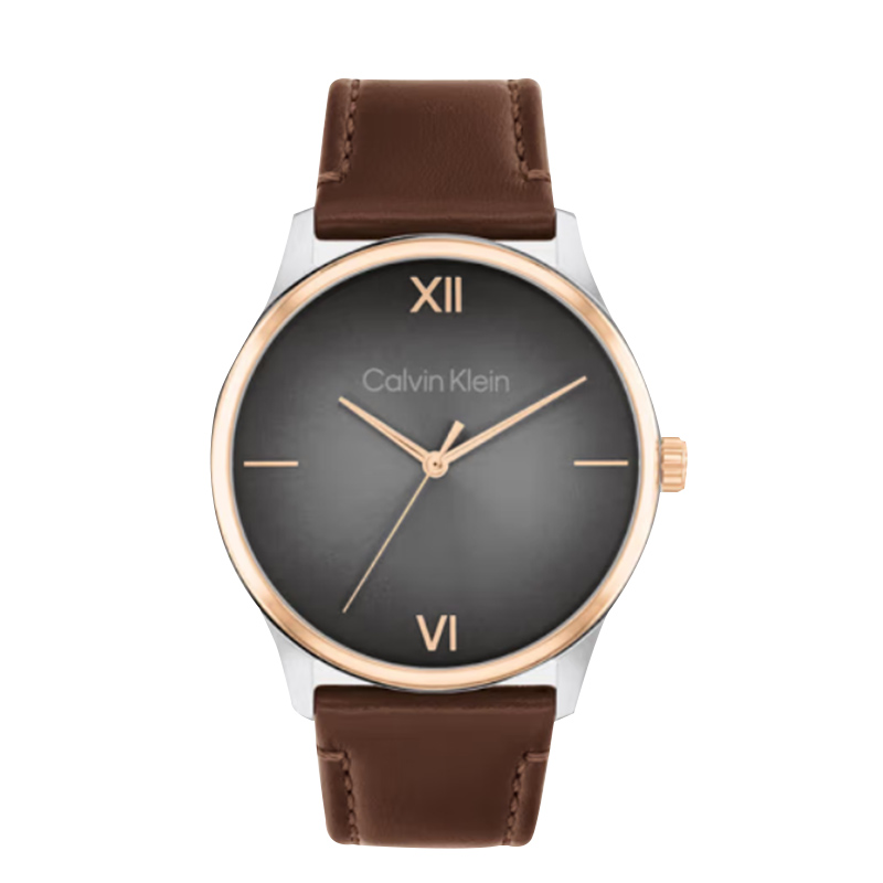 

Calvin Klein Часы European And American Watch Wrist Watch Quartz Movement 43mm Tan Watch Dial Men's Watch